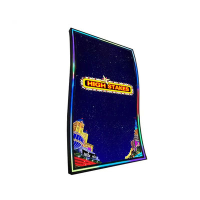 55 ιντσών σχήμα S PCAP 3M/ELO Curved Touch Screen Πρωτόκολλο οθόνης για κάθετη οθόνη παιχνιδιών