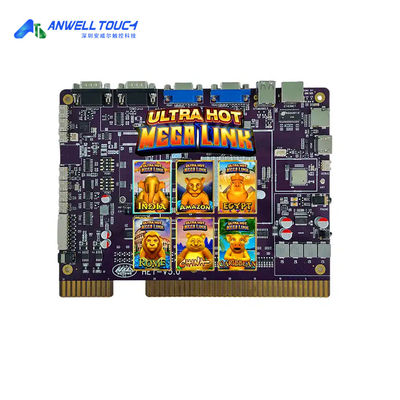 HET Skill Megalink Game Mega Link 6in1 Πίνακας παιχνιδιών PCB US PLUG