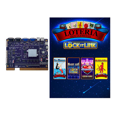4in1 Παιχνίδι δεξιοτήτων PCB Πολλαπλό παιχνίδι Lock It Link Λοταρία για μηχανή Arcade