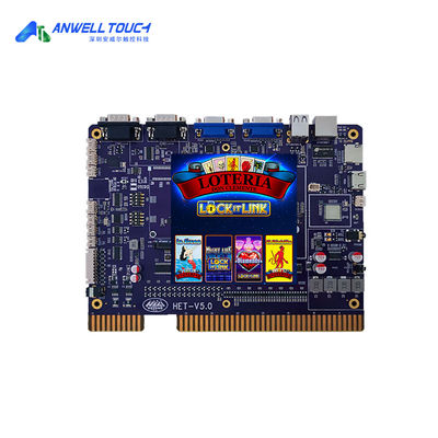 4in1 Παιχνίδι δεξιοτήτων PCB Πολλαπλό παιχνίδι Lock It Link Λοταρία για μηχανή Arcade