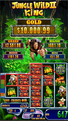 Παιχνίδι επιτραπέζιων δεξιοτήτων Jungle Wild II King για μηχανή gameroom