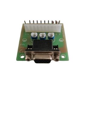 Συνδετήρας VGA RGB CGA για POG POT O χρυσό μετατροπέας σήματος PCB επιφάνειας ανταλλακτικά