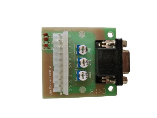 Συνδετήρας VGA RGB CGA για POG POT O χρυσό μετατροπέας σήματος PCB επιφάνειας ανταλλακτικά