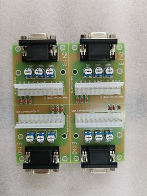 Συνδετήρας VGA RGB CGA για POG POT O χρυσό μετατροπέας σήματος PCB επιφάνειας ανταλλακτικά