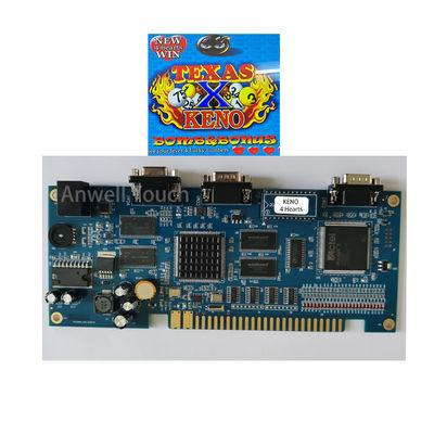 Τέξας KENO 4 Hearts PCB Πίνακα παιχνιδιού 0,5kg για πώληση Arcadesd PCB