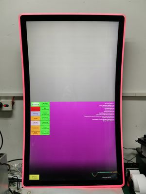 43 178° Γωνία θέασης Παιχνίδια PCAP Curved Touch Screen με χρόνο απόκρισης 1ms