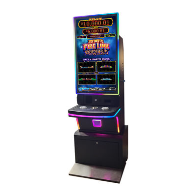 43 ιντσών Metal Skill Gaming Cabinet Slot Machine με χωρητική οθόνη αφής για παιχνίδια Firelink / Lightning