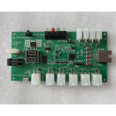 Πράσινο Gaming LED Φώτα Custom Controller PCB Board Υψηλής απόδοσης