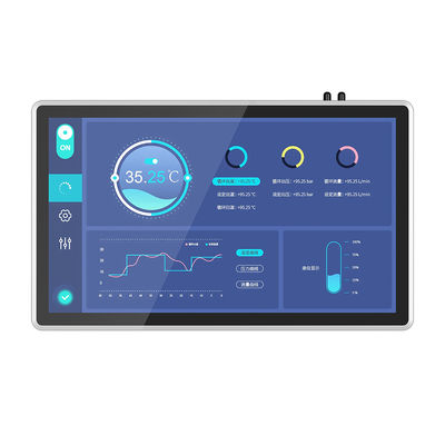 1920×1080 FHD All-In-One Πιστολόγιο Αγγίγματος 21.5 "Ανερόστερη Επιχειρηματική Βιομηχανική Χρησιμοποιείται τοίχος