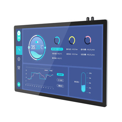 1920×1080 FHD All-In-One Πιστολόγιο Αγγίγματος 21.5 "Ανερόστερη Επιχειρηματική Βιομηχανική Χρησιμοποιείται τοίχος
