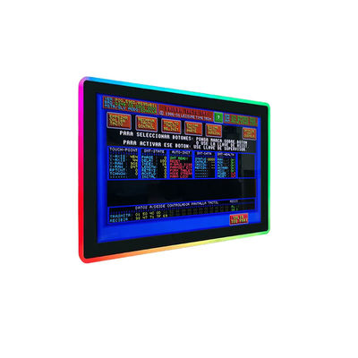 Βιομηχανική ποιότητα πλευρική άκρη LED Bezel Gaming Προβλεπόμενη χωρητική οθόνη αφής 23,8"